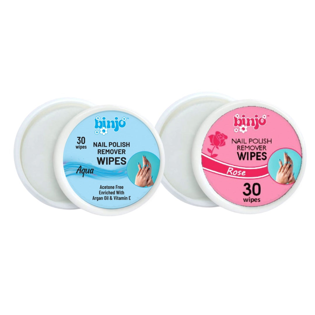 Binjo nail polish remover wipes